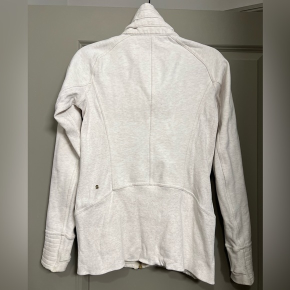 Lululemon Radiant Jacket Heathered Oatmeal - Size 6 - Picture 3 of 12